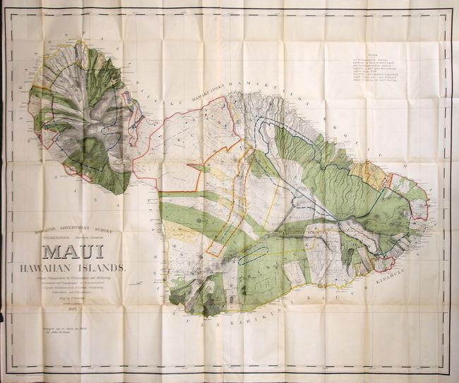 Hawaiian Government Survey - Maui Hawaiian Islands