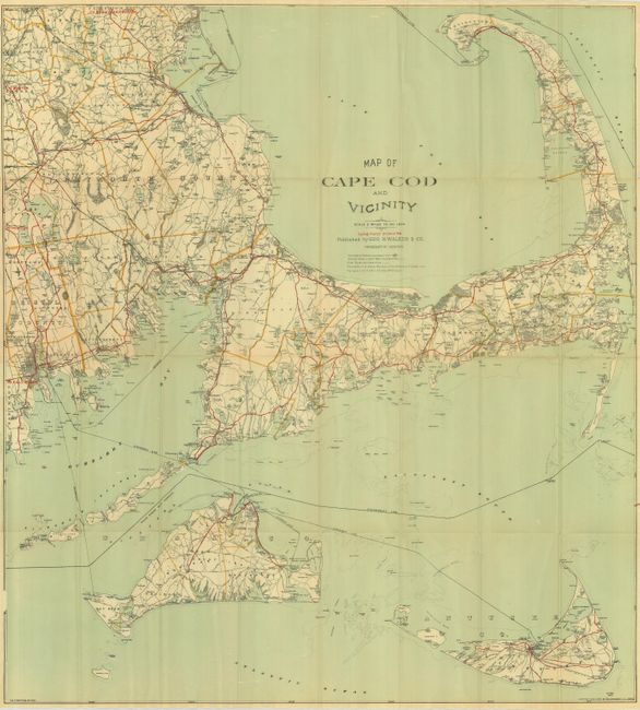 Map of Cape Cod and Vicinity