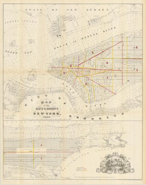 Map of the City & County of New-York