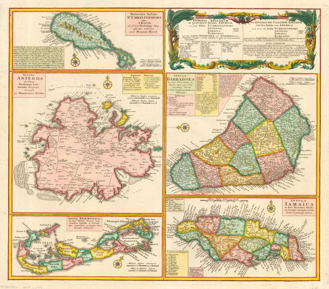 Dominia Anglorum in Praecipuis Insulis Americae