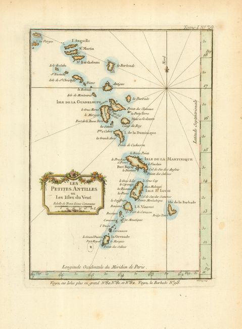 Les Petites Antilles ou Les Isles du Vent.