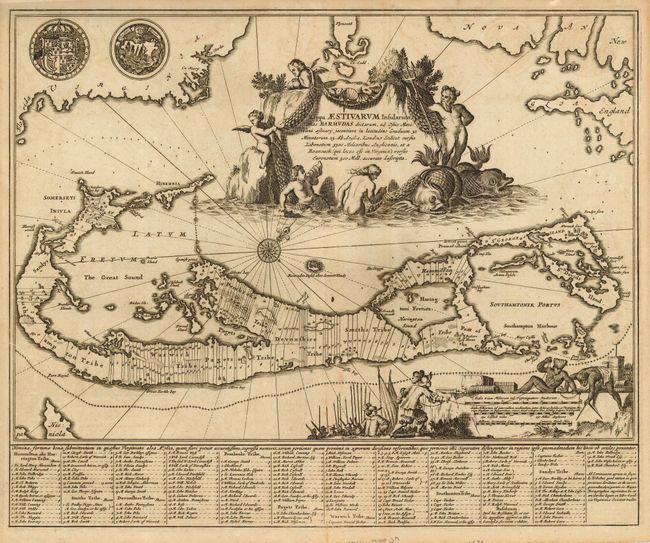 Mappa Aestivarum Insularum alias Barmudas