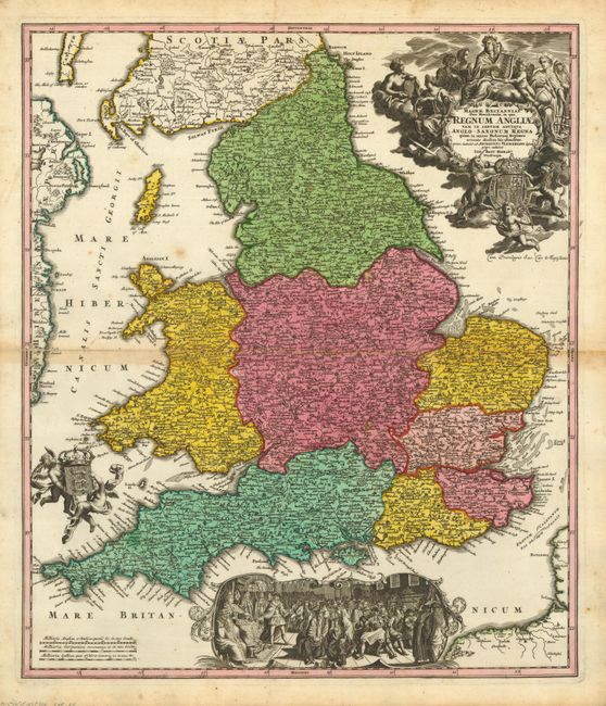 Magnae Britanniae Pars Meridionalis, in qua Regnum Angliae Tam In Septem Antiqua Anglo - Saxonum Regna