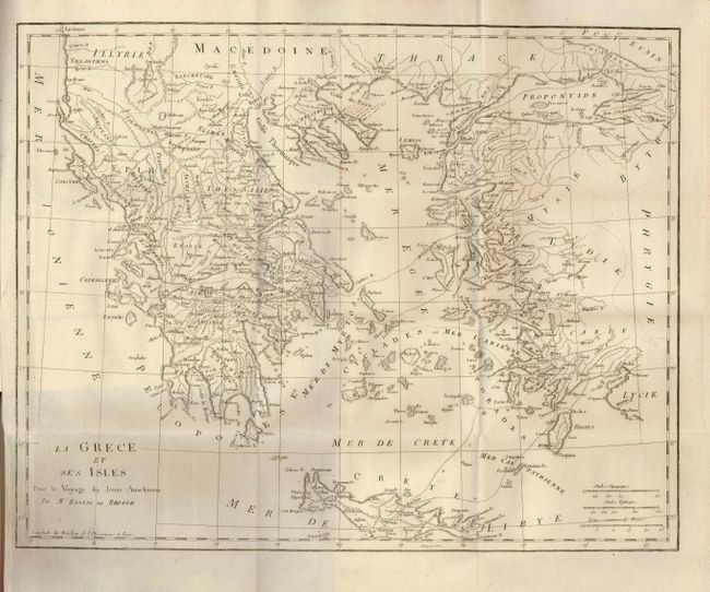 Recueil de Cartes Geographiques Plans, Vues, et Medailles de l'Ancienne Grece, Relatifs au Voyage du Jeune Anacharis