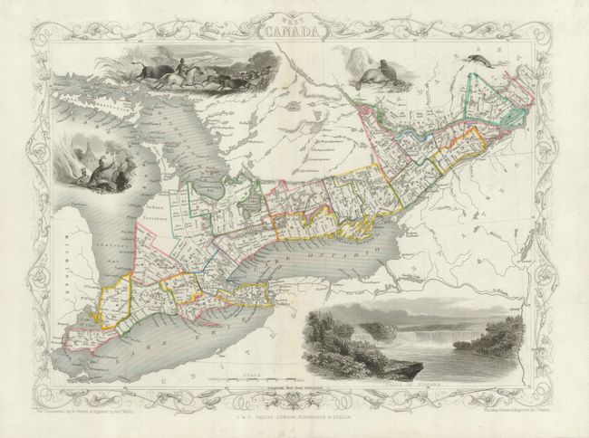 West Canada [in set with] East Canada, and New Brunswick [and] British America