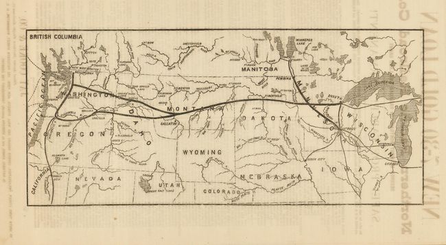 [Northern Pacific Railroad Route]
