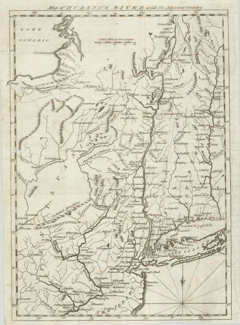 Map of the Hudson's River with the Adjacent Country