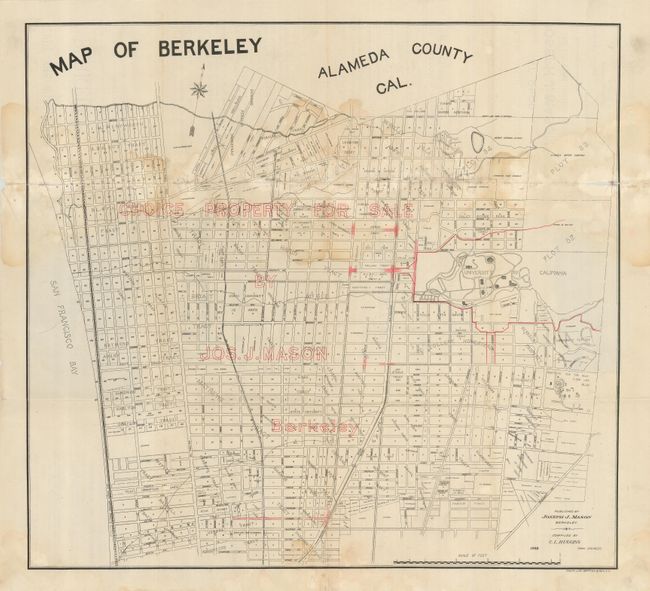 Map of Berkeley Alameda County Cal.