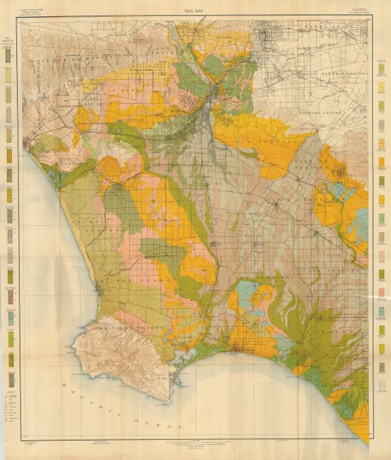 Soil Map California Los Angeles Sheet [and] Alkali Map California Los Angeles Sheet