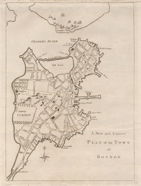 A New and Correct Plan of the Town of Boston