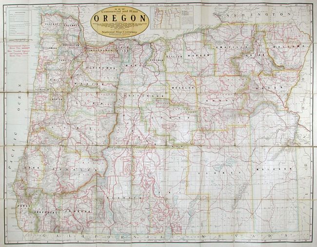 New Commercial and Road Map of Oregon