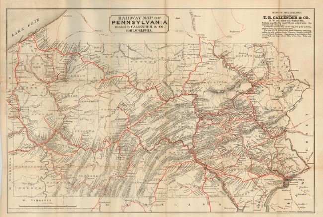 Railway Map of Pennsylvania