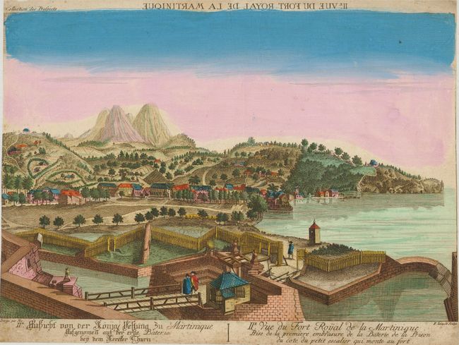 II e Vue du Fort Royal de la Martinique 