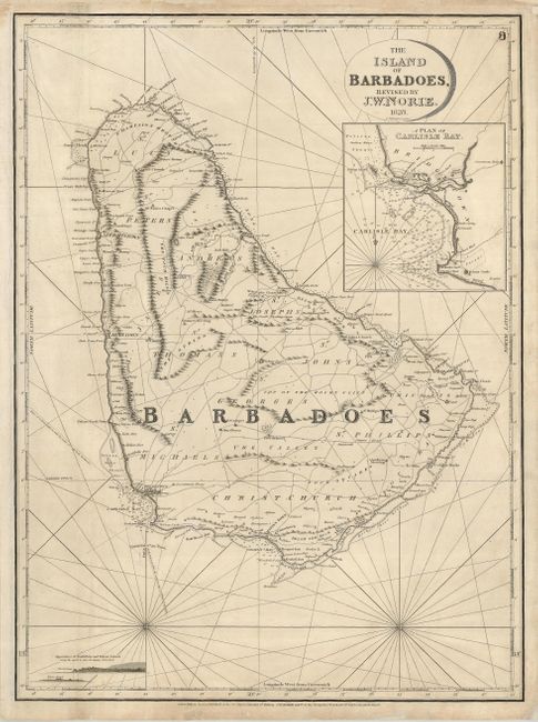 The Island of Barbadoes, Revised by J. W. Norie