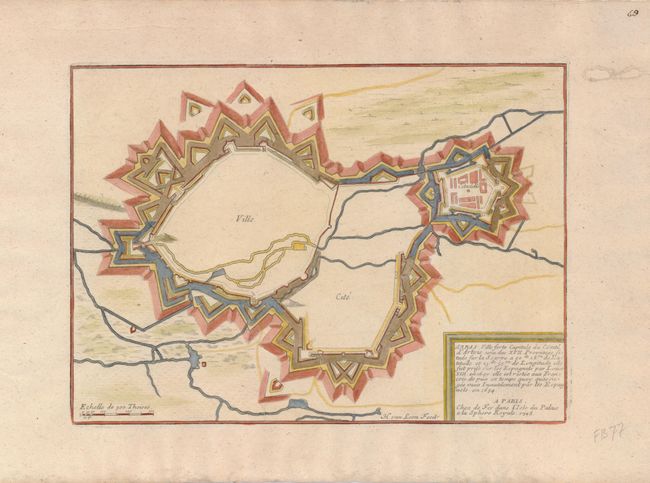 Arras, Ville Forte Capitale du Comte d'Artois, une des XVII Provinces