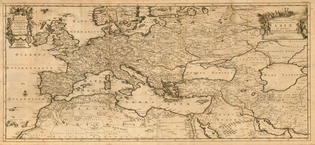 Tabula Geographica quae Continet Totam Fere Europam et Proxima Africae [second title] Tabula Altera quae Continet Potissima Asiae et Reliqua Europae ac Africae, c.