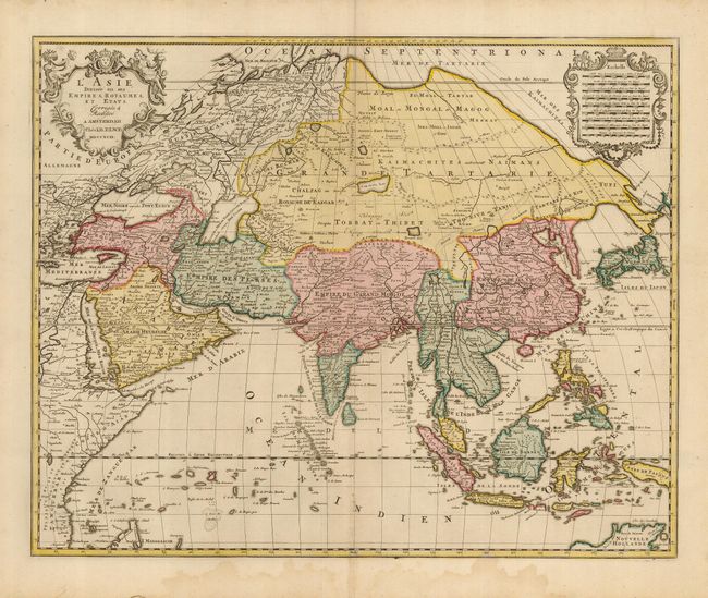 L'Asie Divisee en ses Empires, Royaumes, et Etats