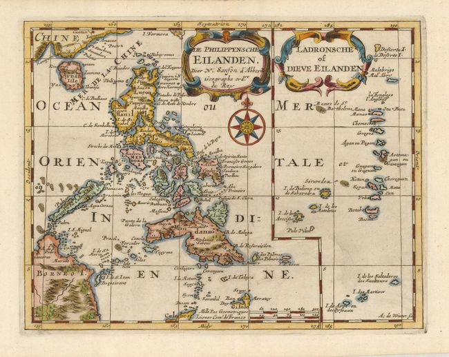 De Philippynsche Eilanden [on sheet with] Ladronsche of Dieve Eilanden