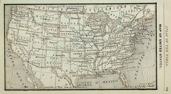 Rand, McNally & Co.'s Pocket Atlas of the World Containing Colored Maps of each State and Territory in the United States; also, Map of every Country in the World