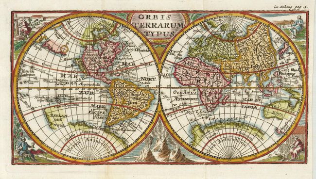 Orbis Terrarum Typus [with] America [and] Asia [and] Africa [and] Europa