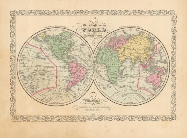 lot of 3 a new map of the world on the globular projection and colton s map of the world on mercator s projection and gray s new map of the world in lot of 3 a new map of the world on the globular projection and colton s map of the world on mercator s projection and gray s new map of the world in
