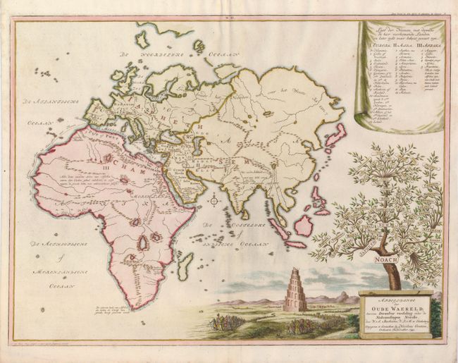 Afbeeldinge der Oude Waereld; benevens Derzelver verdeling onder de Nakomelingen Noachs