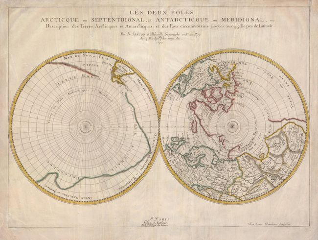 Les Deux Poles Arcticque ou Septentrional, et Antarctique ou Meridional
