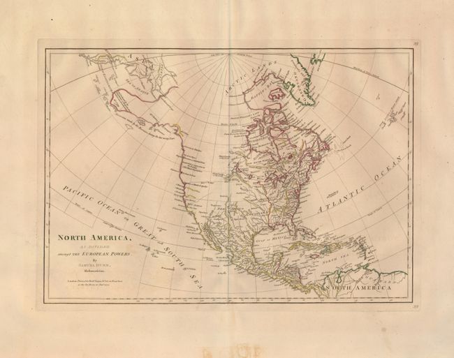 North America, as Divided amongst the European Powers