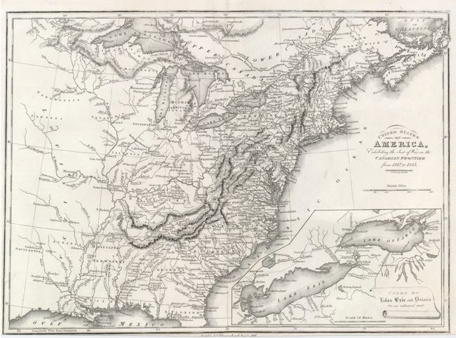 United States of America, Exhibiting the Seat of War on the Canadian Frontier from 1812 to 1815