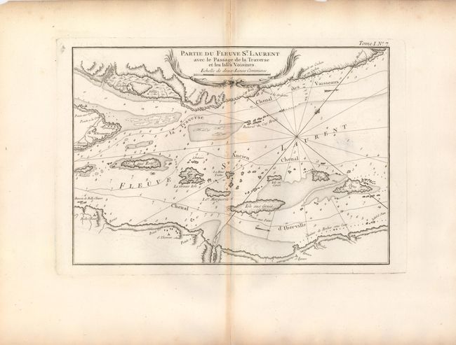 Partie du Fleuve St. Laurent avec le Passage de la Traverse et les Isles Voisines