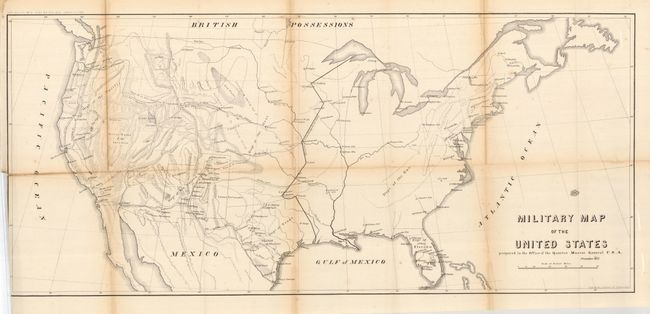 Military Map of the United States prepared in the Office of the Quarter Master U.S.A.