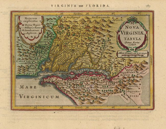 Nova Virginiae Tabula