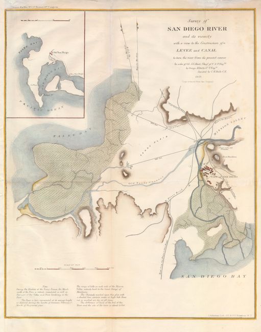 Survey of the San Diego River and its Vicinity with a View to the Construction of a Levee or Canal to Turn the River from its Present Course