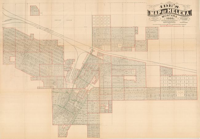 Ide's Map of Helena Montana