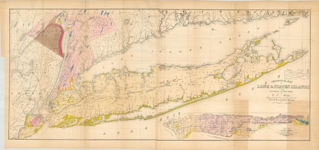 A Geological Map of Long & Staten Islands with the Environs of New York