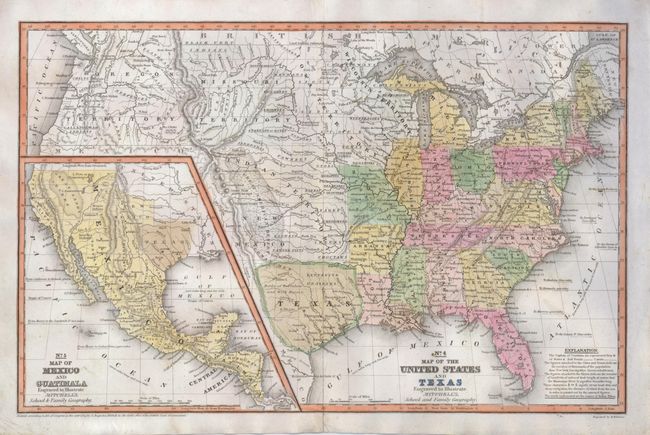 No. 4 Map of the United States and Texas