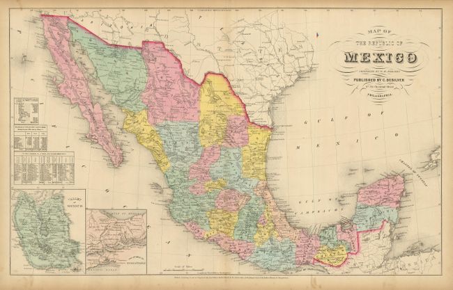Map of the Republic of Mexico