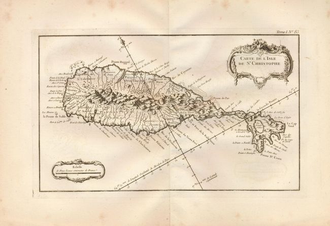 Carte de l'Isle de St. Christophe [and]  Carte de l'Isle de Nieves