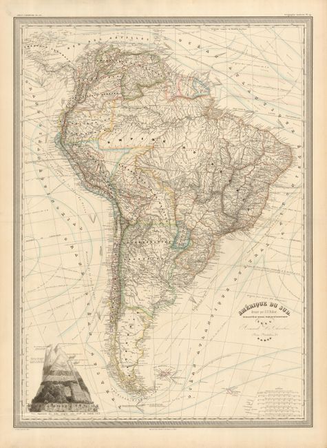 Amerique du Sud dressee par A. H. Dufour.  Gravee par Ch. Dyonnet