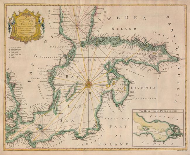 A Correct Chart of the Baltick or East Sea from ye Sound to Petersburg