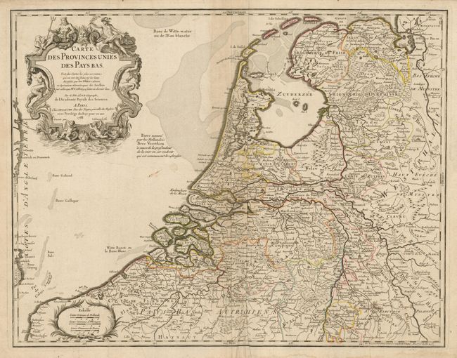 Carte des Provinces Unies des Pays Bas