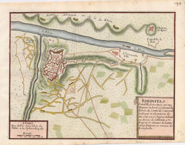 Rheinfels Petite Ville forte Situee sur une Hauteur au Bord Occidental du Rhein du Comte de Catzenellenbogen