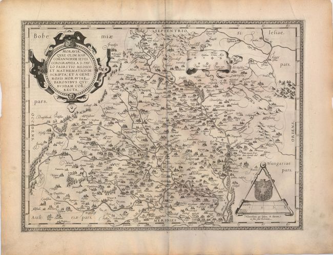 Moraviae, quae olim Marcomannorum Sedes, Corographia, A D. Paulo Fabritio Medico et Mathematico Descripta; et a Generosis Moraviae Baronibus Quibusdam Correcta.