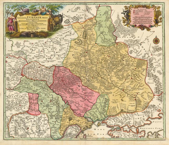Amplissima Ucraniae Regio Palatinatus Kioviensem et Braclaviensem