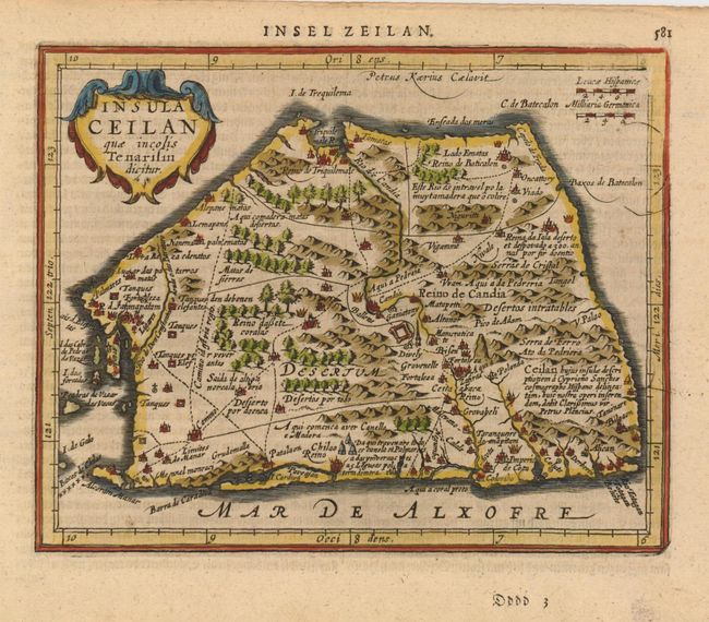 Insula Ceilan quae incolis Tenarisin dicitur