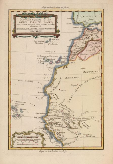 Het Westelyk gedeelte van het Oude Vaste Land, van Lisbon tot aan de Rivier Sierra Leona; benevens de Madera, Kanarische en Kaap Verdesche Eilanden.