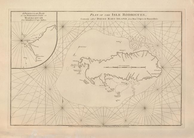 Plan of the Isle Rodrigues, commonly called Diego Rays Island