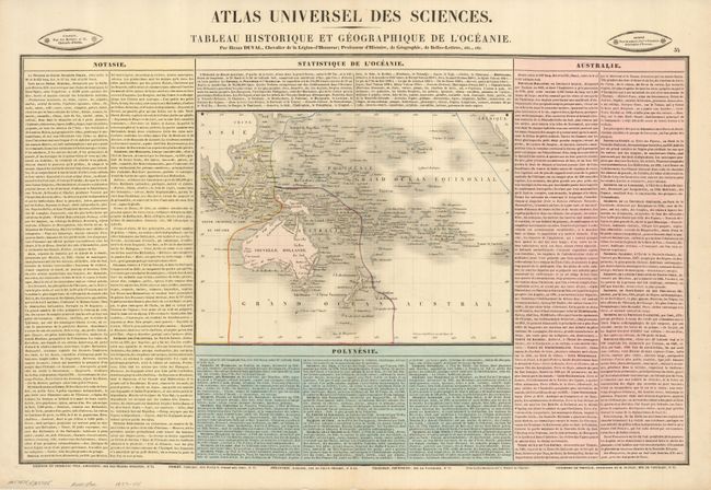 Tableau Historique et Geographique de l'Oceanie
