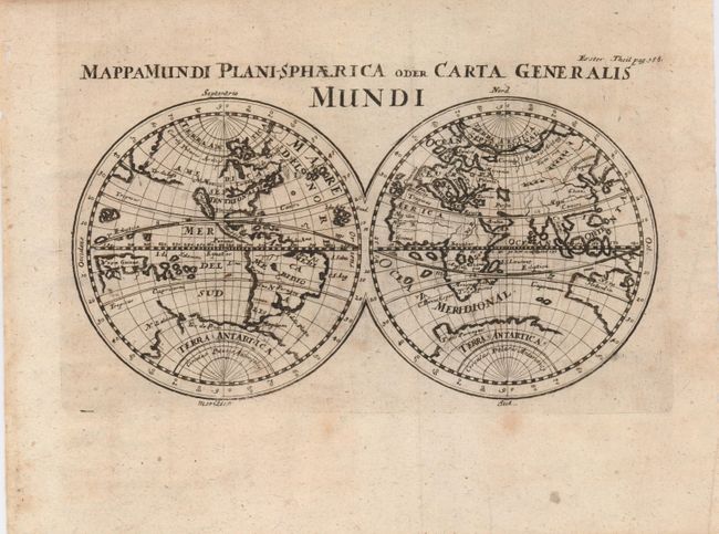 Mappa Mundi Plani-sphaerica oder Carta Generalis Mundi