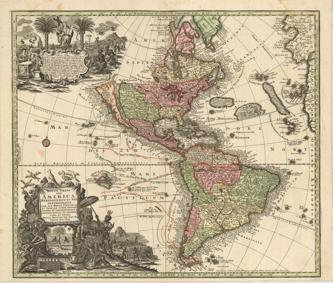 Novus Orbis Sive America Meridionalis et Septentrionalis per sua Regna Provincias et Insulas